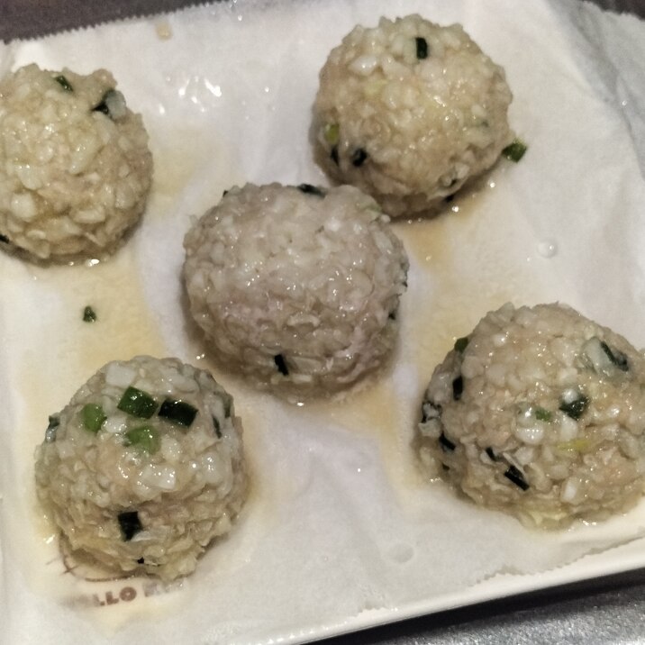 レンジで簡単作り置き♪皮不要でヘルシーキャベツ焼売